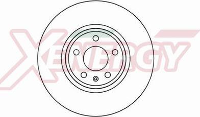 AP XENERGY X602180 - Тормозной диск autospares.lv