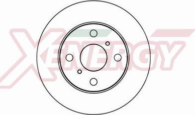 AP XENERGY X602135 - Тормозной диск autospares.lv