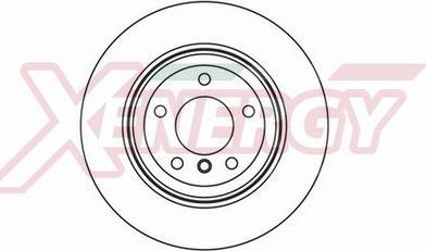 AP XENERGY X602175 - Тормозной диск autospares.lv