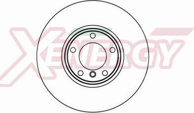 AP XENERGY X602177 - Тормозной диск autospares.lv