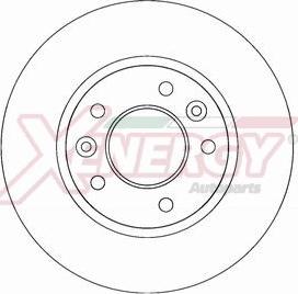 AP XENERGY X602303 - Тормозной диск autospares.lv