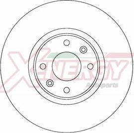 AP XENERGY X602307 - Тормозной диск autospares.lv