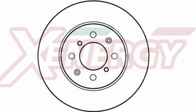 AP XENERGY X602248 - Тормозной диск autospares.lv