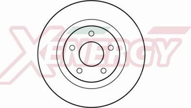 AP XENERGY X602247 - Тормозной диск autospares.lv