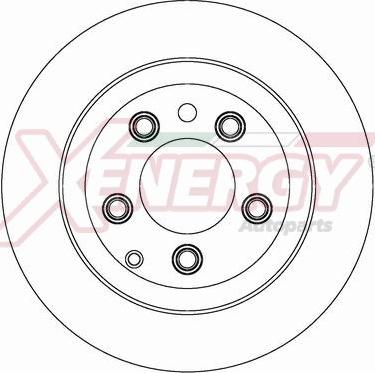 AP XENERGY X602204 - Тормозной диск autospares.lv