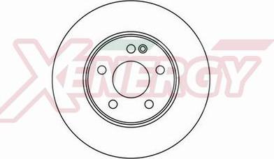 AP XENERGY X602208 - Тормозной диск autospares.lv