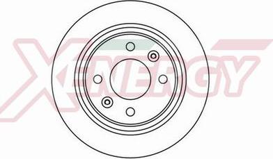 AP XENERGY X602215 - Тормозной диск autospares.lv