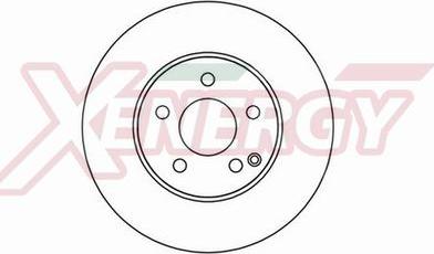 AP XENERGY X602211 - Тормозной диск autospares.lv