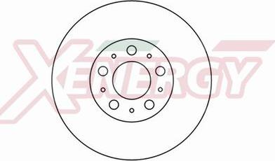 AP XENERGY X602234 - Тормозной диск autospares.lv