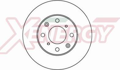 AP XENERGY X602228 - Тормозной диск autospares.lv