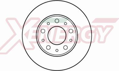 AP XENERGY X602278 - Тормозной диск autospares.lv