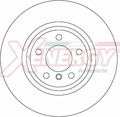 AP XENERGY X602759 - Тормозной диск autospares.lv