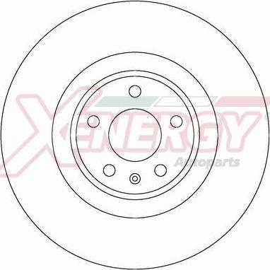 AP XENERGY X602754 - Тормозной диск autospares.lv