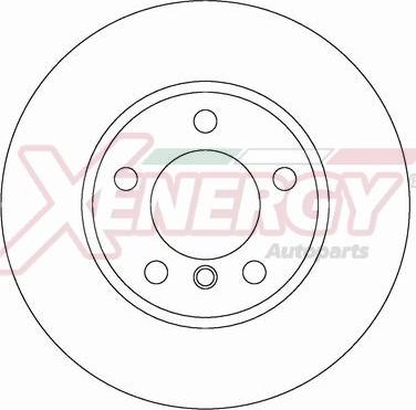 AP XENERGY X602731 - Тормозной диск autospares.lv