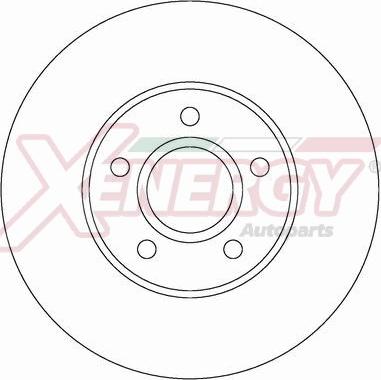 AP XENERGY X602732 - Тормозной диск autospares.lv