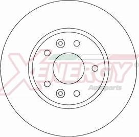 AP XENERGY X602725 - Тормозной диск autospares.lv