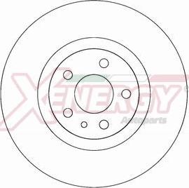 AP XENERGY X602726 - Тормозной диск autospares.lv