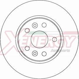 AP XENERGY X602723 - Тормозной диск autospares.lv