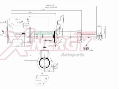 AP XENERGY X633334 - Амортизатор autospares.lv