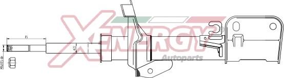 AP XENERGY X620334 - Амортизатор autospares.lv