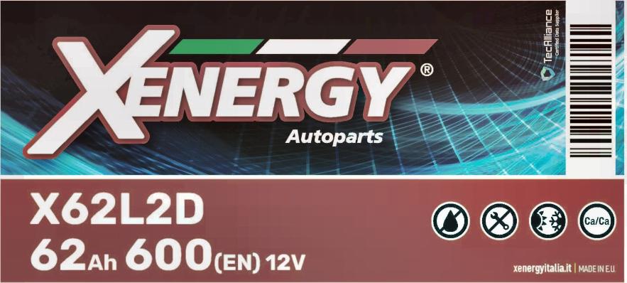 AP XENERGY X62L2D - Стартерная аккумуляторная батарея, АКБ autospares.lv