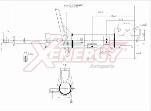 AP XENERGY X040335 - Амортизатор autospares.lv