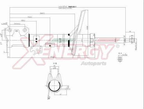 AP XENERGY X041335 - Амортизатор autospares.lv