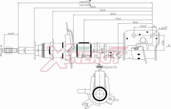 AP XENERGY X065338 - Амортизатор autospares.lv