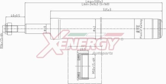 AP XENERGY X001363 - Амортизатор autospares.lv