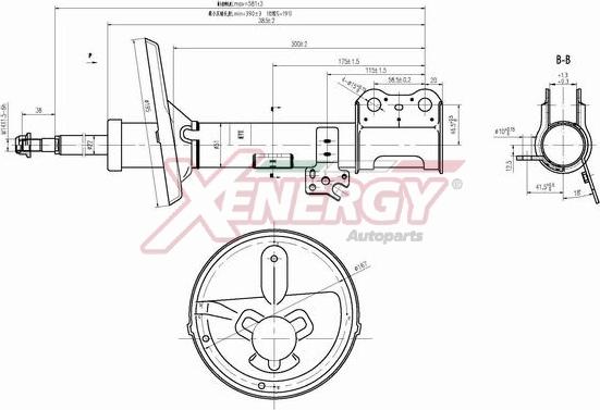 AP XENERGY X0114334 - Амортизатор autospares.lv