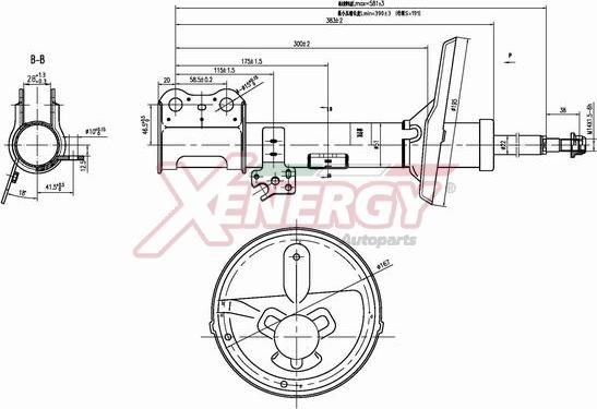 AP XENERGY X0113334 - Амортизатор autospares.lv