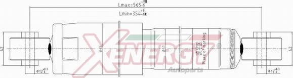 AP XENERGY X084345 - Амортизатор autospares.lv