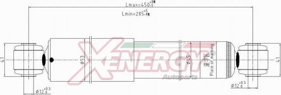 AP XENERGY X080344 - Амортизатор autospares.lv