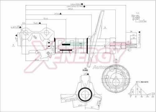 AP XENERGY X032339 - Амортизатор autospares.lv