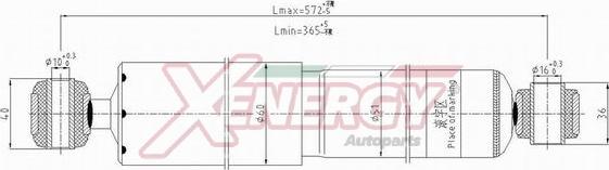 AP XENERGY X022445 - Амортизатор autospares.lv