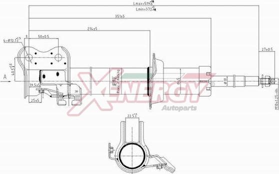 AP XENERGY X079632 - Амортизатор autospares.lv