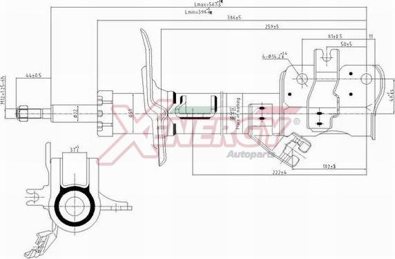 AP XENERGY X199339 - Амортизатор autospares.lv