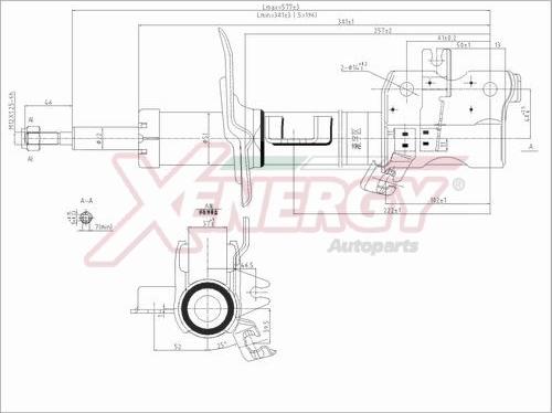 AP XENERGY X196339 - Амортизатор autospares.lv