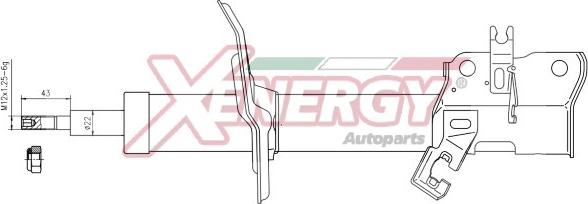 AP XENERGY X197339 - Амортизатор autospares.lv