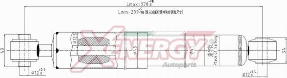 AP XENERGY X148341 - Амортизатор autospares.lv