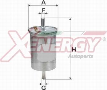 AP XENERGY X159989 - Топливный фильтр autospares.lv