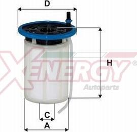 AP XENERGY X1599825 - Топливный фильтр autospares.lv