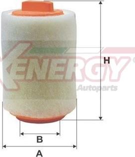 AP XENERGY X1599373 - Воздушный фильтр, двигатель autospares.lv