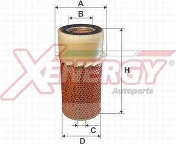AP XENERGY X159430 - Воздушный фильтр, двигатель autospares.lv