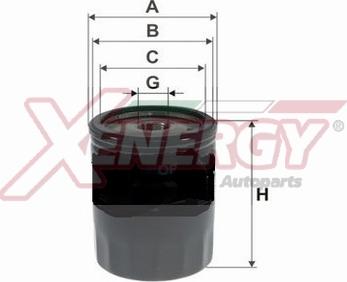 AP XENERGY X1595731 - Масляный фильтр autospares.lv