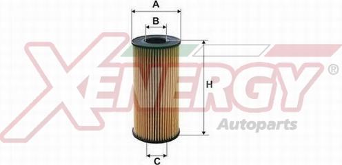 AP XENERGY X1596662 - Масляный фильтр autospares.lv