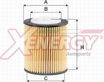 AP XENERGY X1596676 - Масляный фильтр autospares.lv