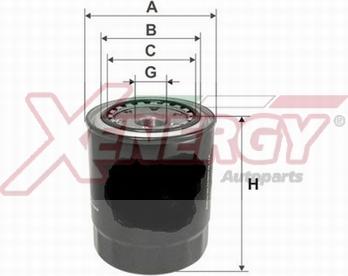 AP XENERGY X1596191 - Масляный фильтр autospares.lv