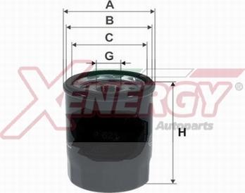 AP XENERGY X159621 - Масляный фильтр autospares.lv