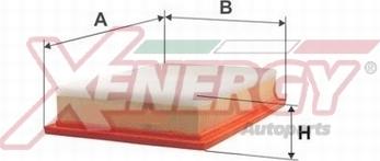 AP XENERGY X159186 - Воздушный фильтр, двигатель autospares.lv